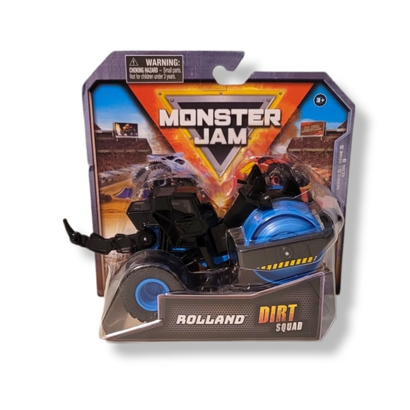 Monster Jam Dirt Squad Rolland Roller Truck Toy - Picture 1 of 3